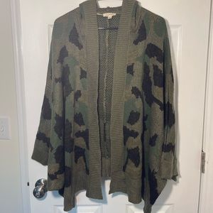 Mystree Batwing Hooded Cardigan